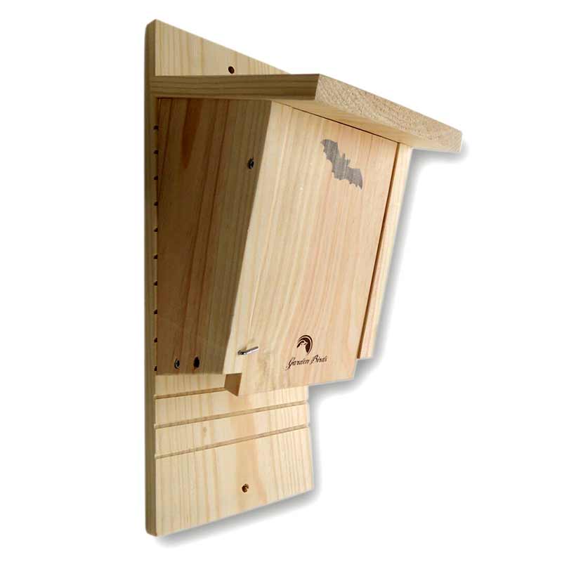 Caja nido rústica para murciélagos