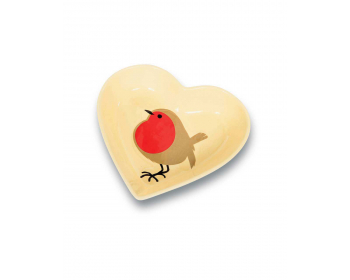 ILR-D “I Love Robins Ceramic Dish” Comedero tipo plato de cerámica