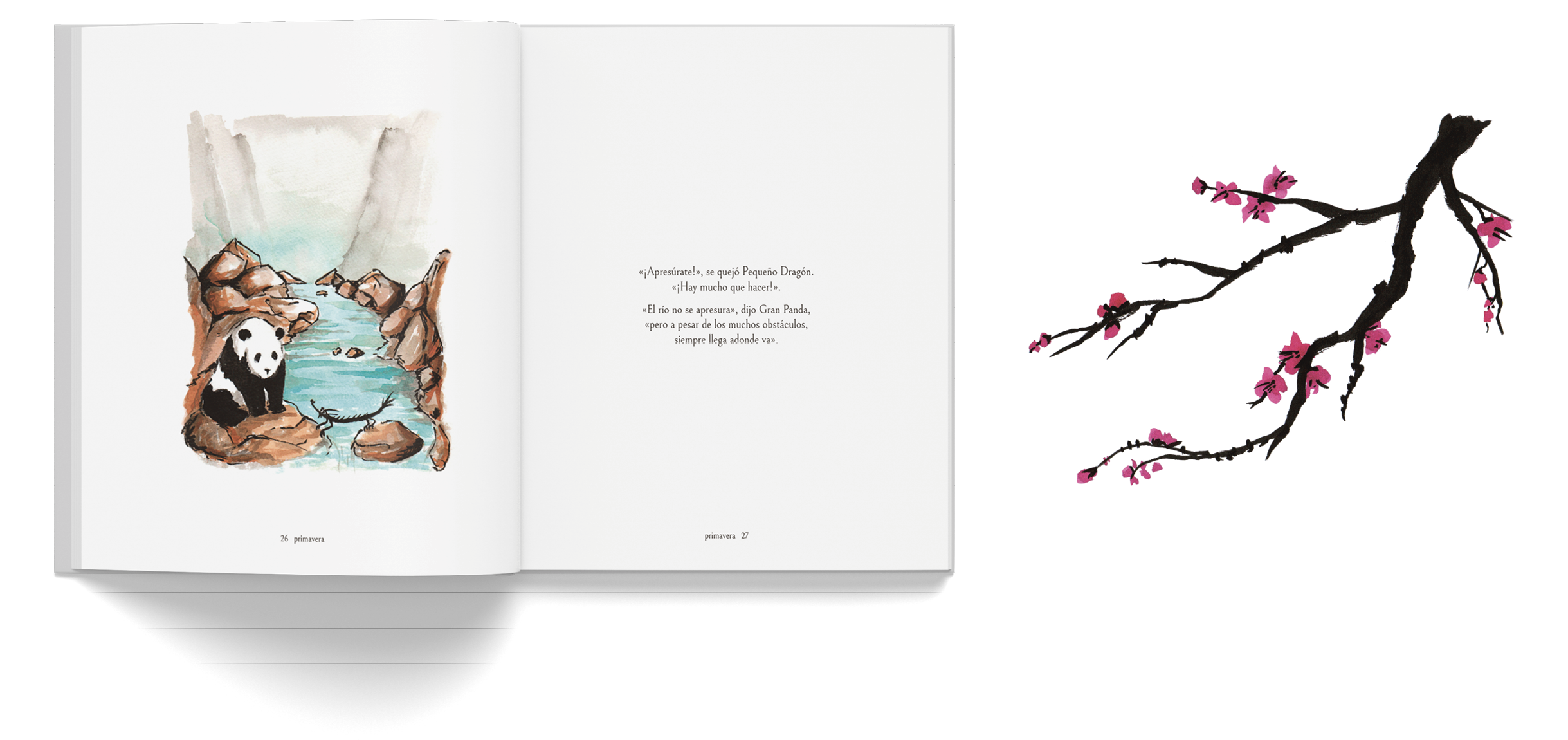 GRAN PANDA Y PEQUEÑO DRAGON