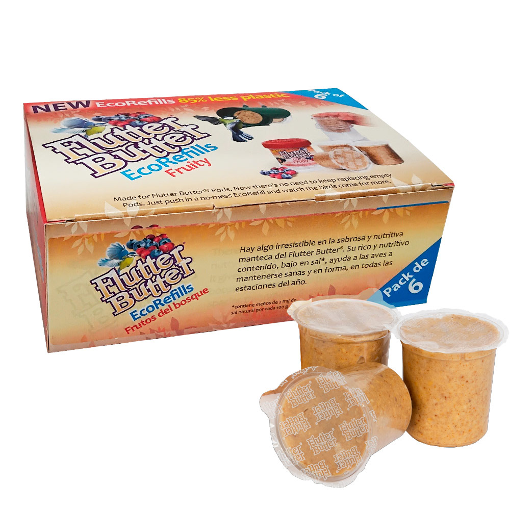 FB-PRF6 Bote de manteca de cacahuete con frutos del bosque Ecorefills 6x140g