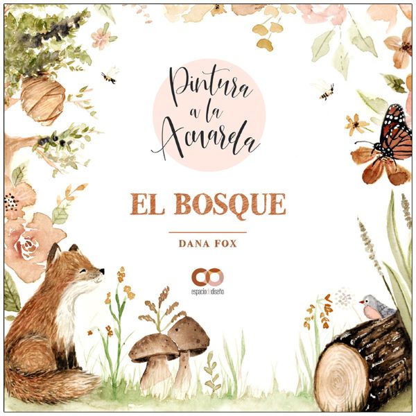 El bosque. Pintura a la acuarela