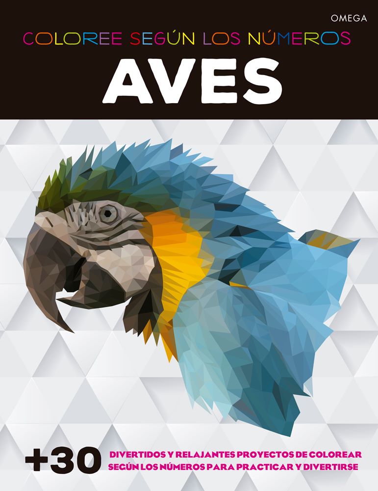 Aves. Coloree según los números