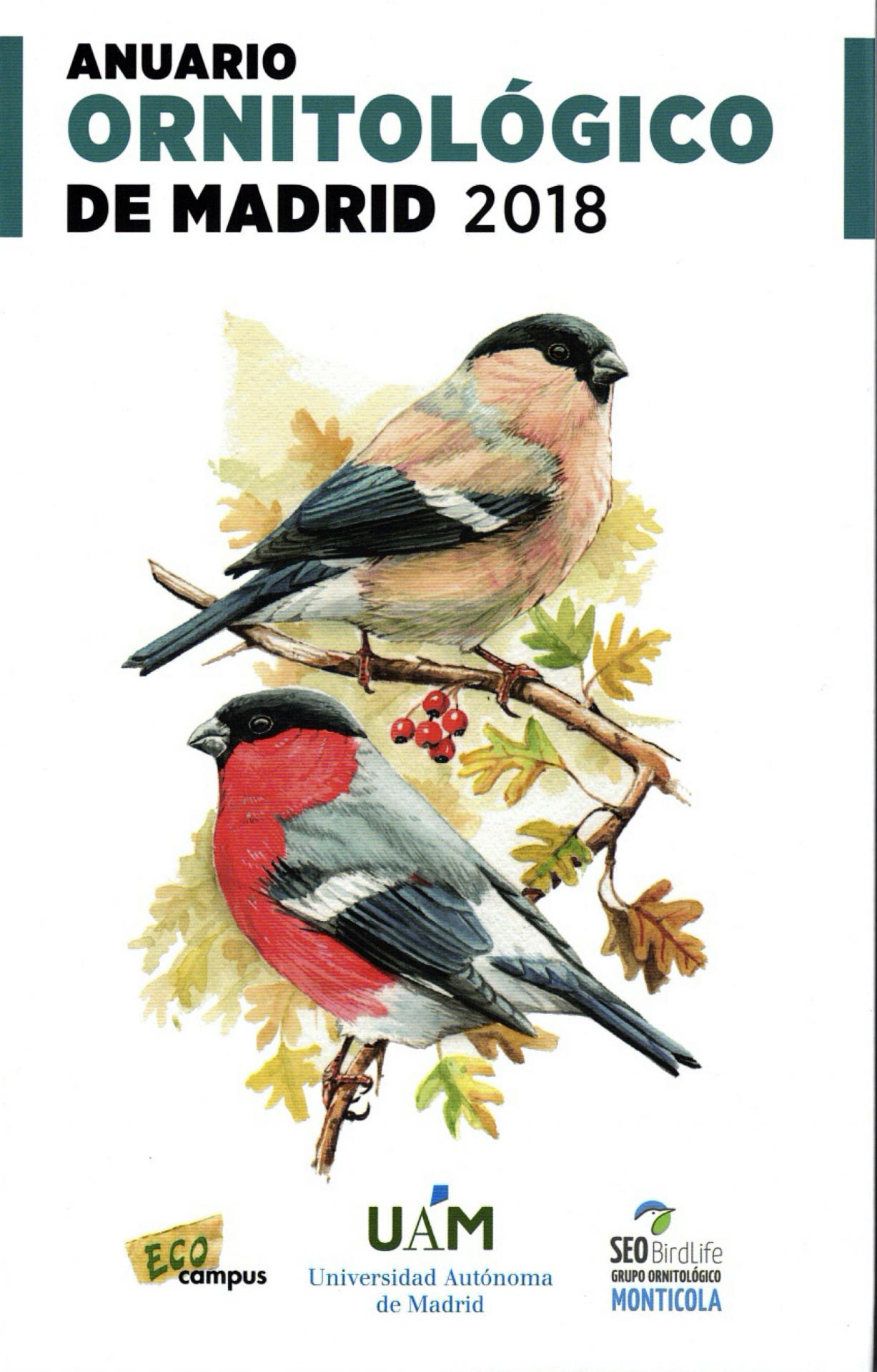 Anuario Ornitológico de Madrid 2018