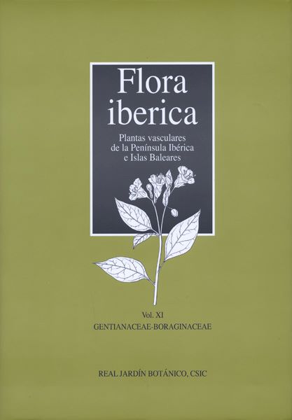 Flora ibérica. Vol. XI. Gentianaceae-Boraginaceae