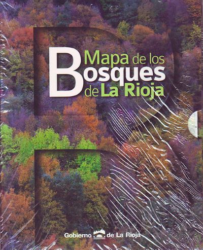 Mapa de los bosques de La Rioja