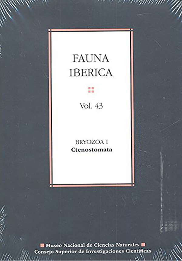 Fauna ibérica. Vol. 43. Bryozoa I. Ctenostomata