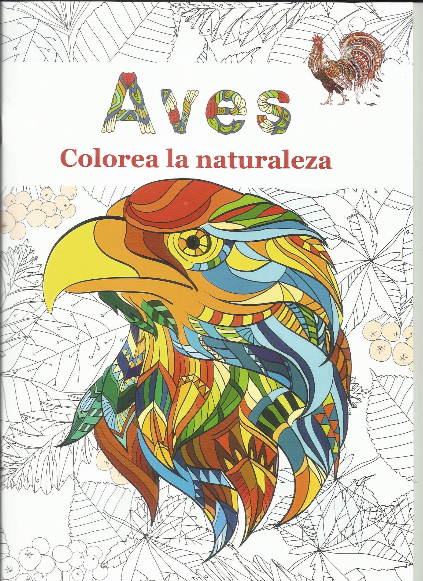 Aves. Colorea  la naturaleza