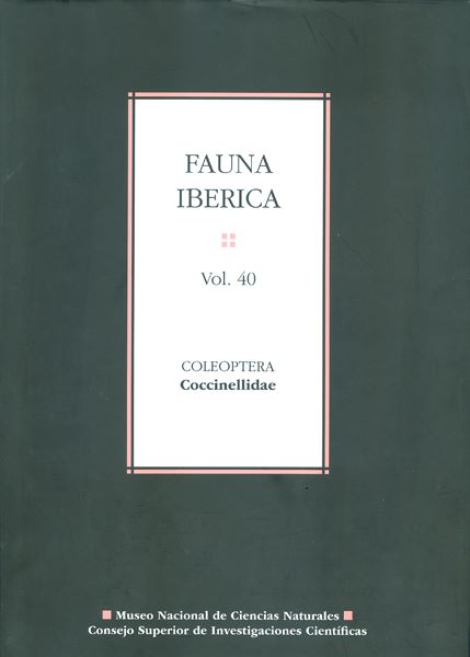 Fauna ibérica. Vol. 40. Coleoptera. Coccinellidae