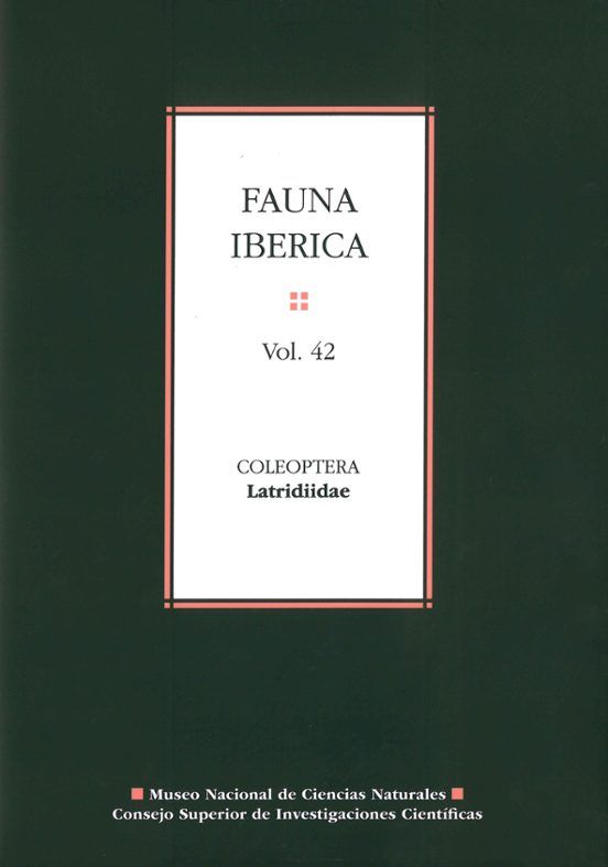 Fauna ibérica. Vol. 42. Coleoptera. Latridiidae
