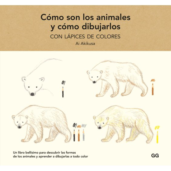 Cómo son los animales y cómo dibujarlos con lápices de colores
